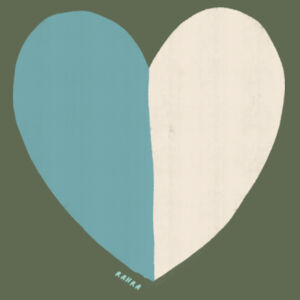 Two-tone heart Design
